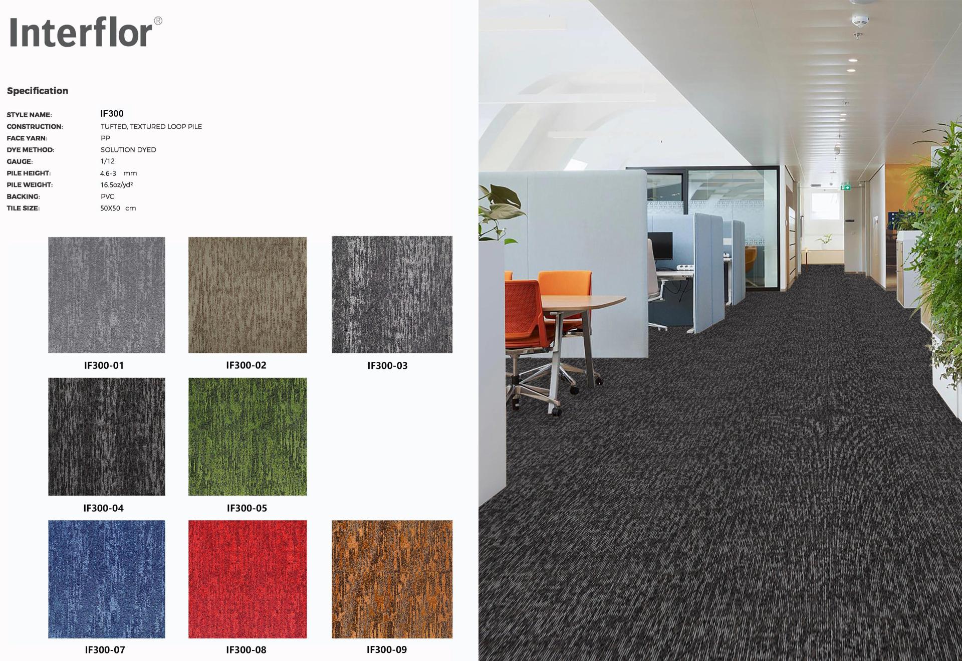 Thảm lót sàn văn phòng IF300 carpet tile