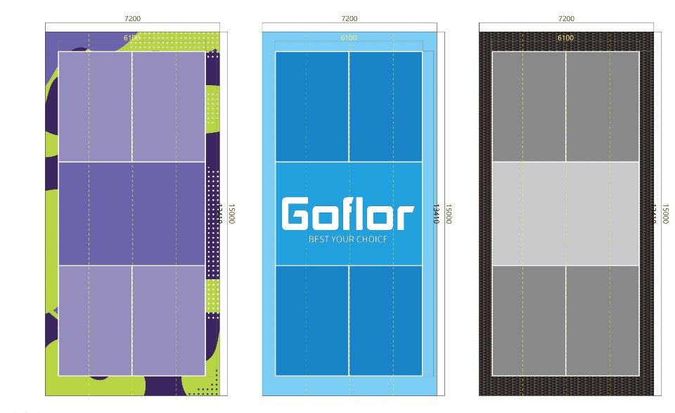 Design sân pickleball