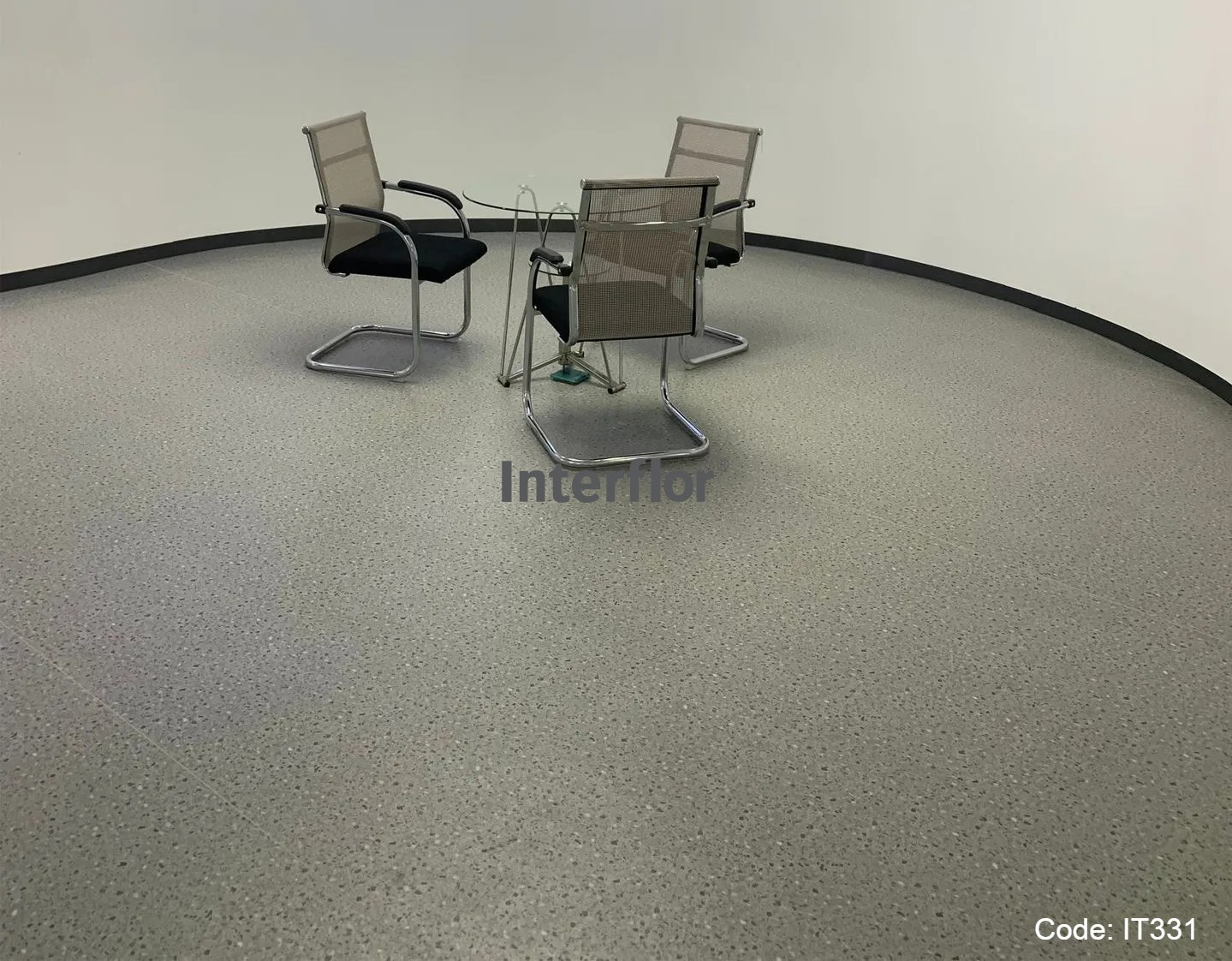 Gạch vinyl terrazzo xám đạm IT331