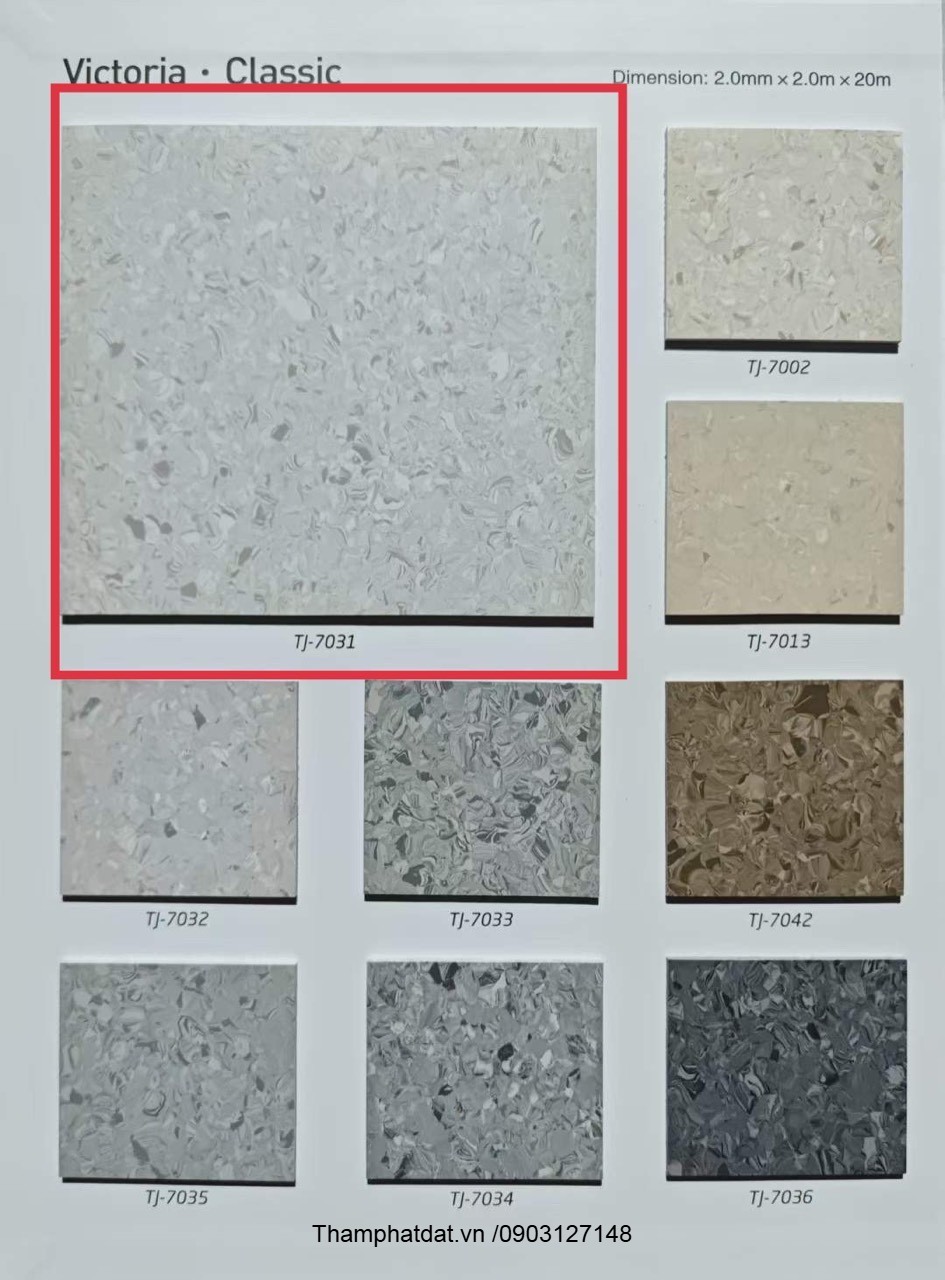 sàn vinyl kháng khuẩn 7031