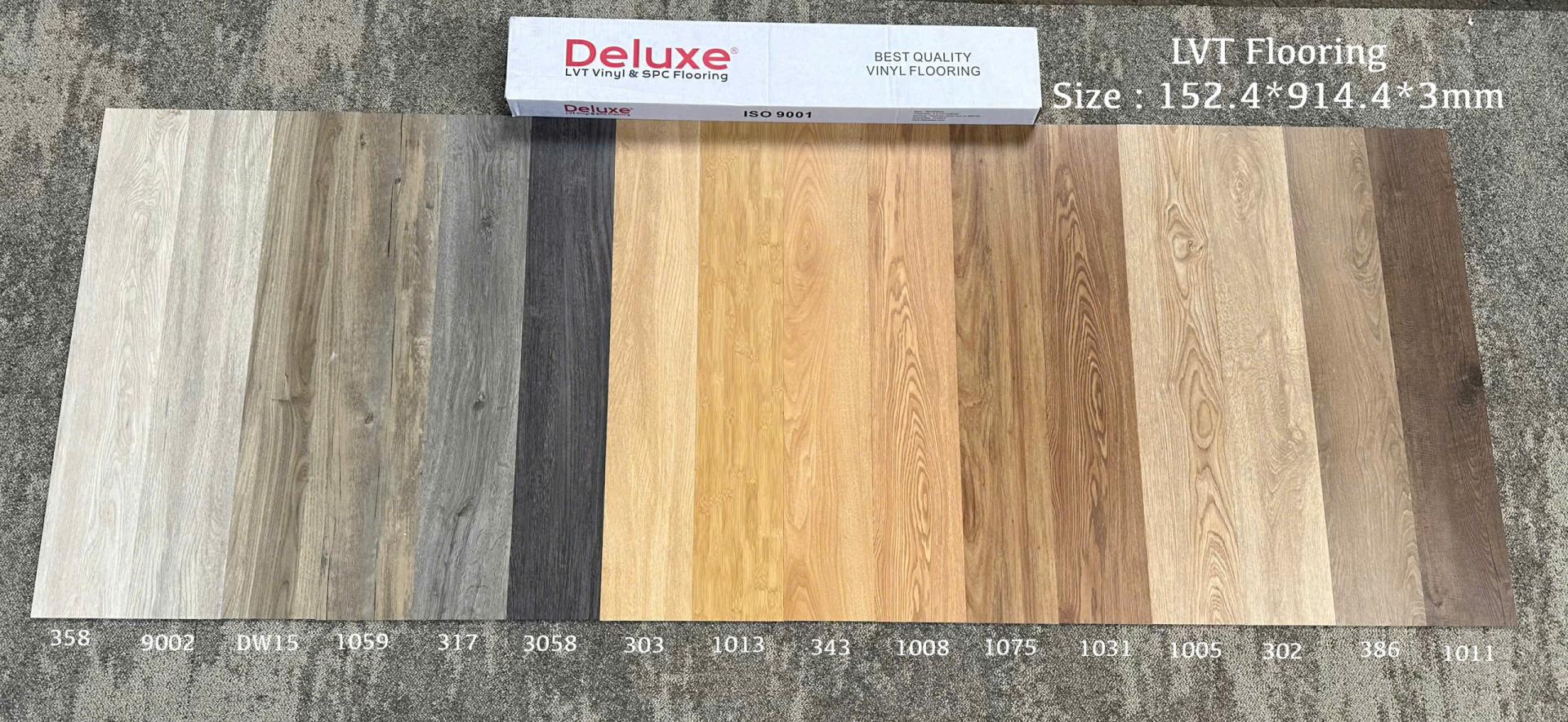 Sàn nhựa vinyl giả vân gỗ dán keo 3li Deluxe 