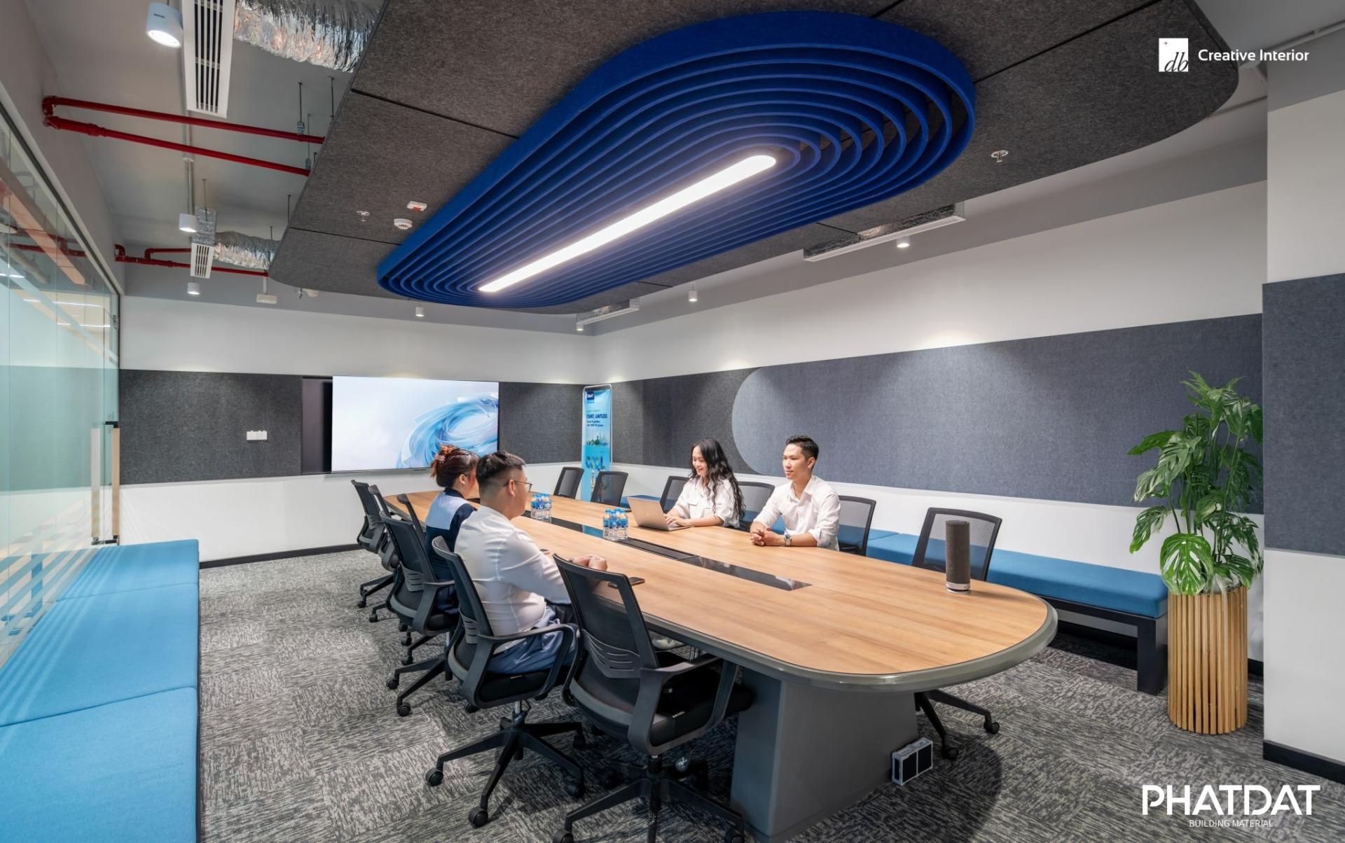 sàn thảm vinyl giả gỗ văn phòng thamphatdat interflor if300